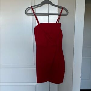 Lulus red mini dress